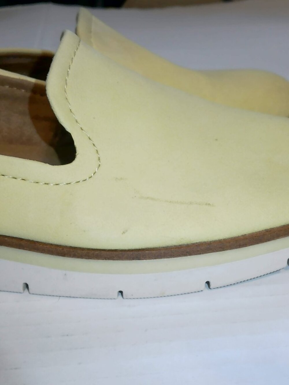 Caslon Hadley-Lea Yellow Suede Slip On Loafers Sneakers Women's Size 8M - Picture 14 of 14